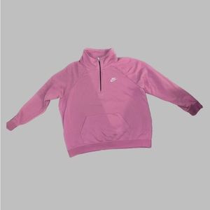 Pink Nike Quarter Zip